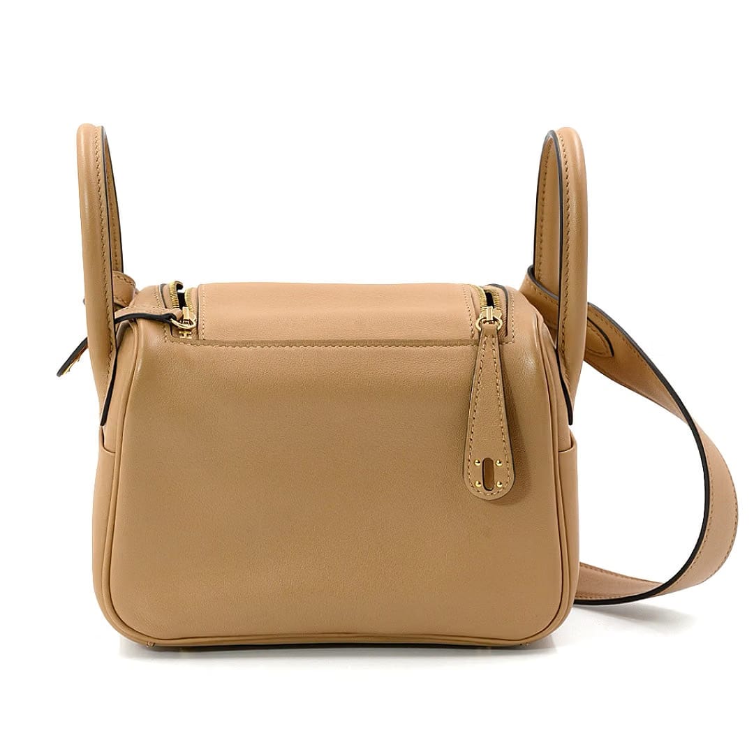 Hermès Chai Color Swift Leather Mini Lindy 20 Shoulder Bag
