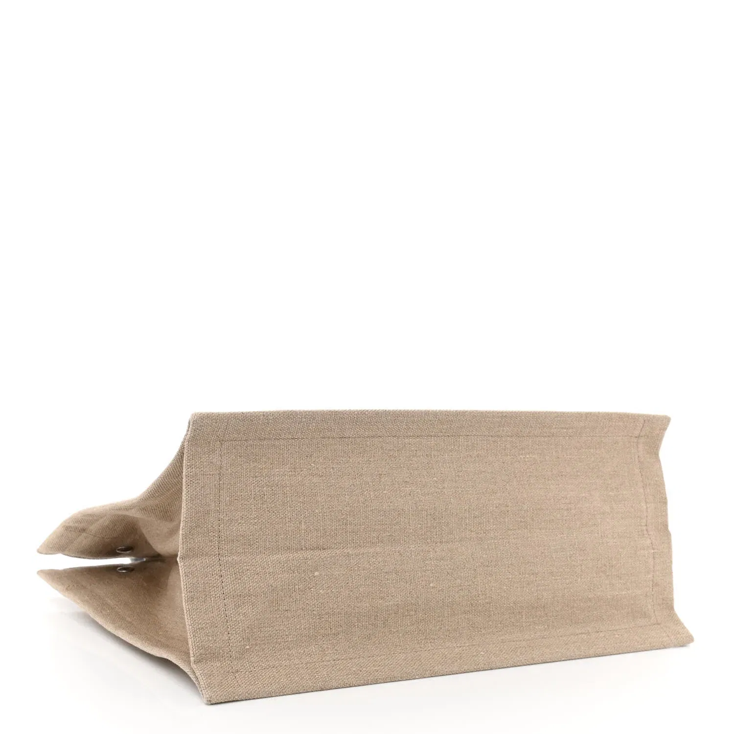 Saint Laurent Linen Calfskin Rive Gauche Tote Bag
