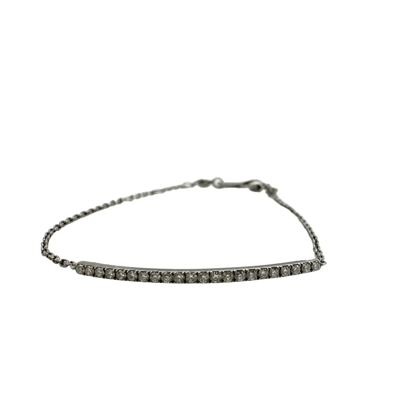 Messika Gatsby Pavé Diamond Bracelet in 18K White Gold