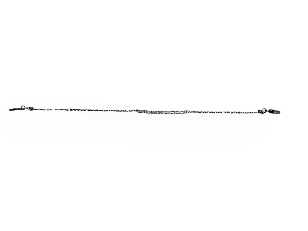 Messika Gatsby Pavé Diamond Bracelet in 18K White Gold