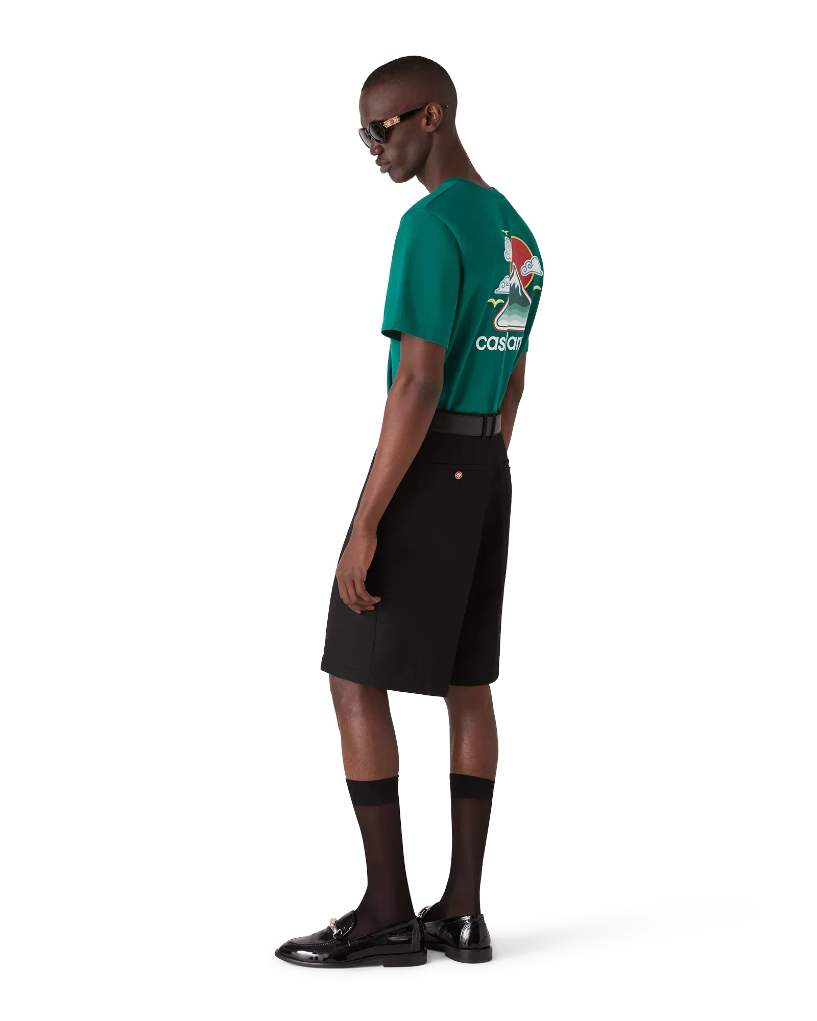 Casablanca Montagne Ondulee Printed Tee 'Green'