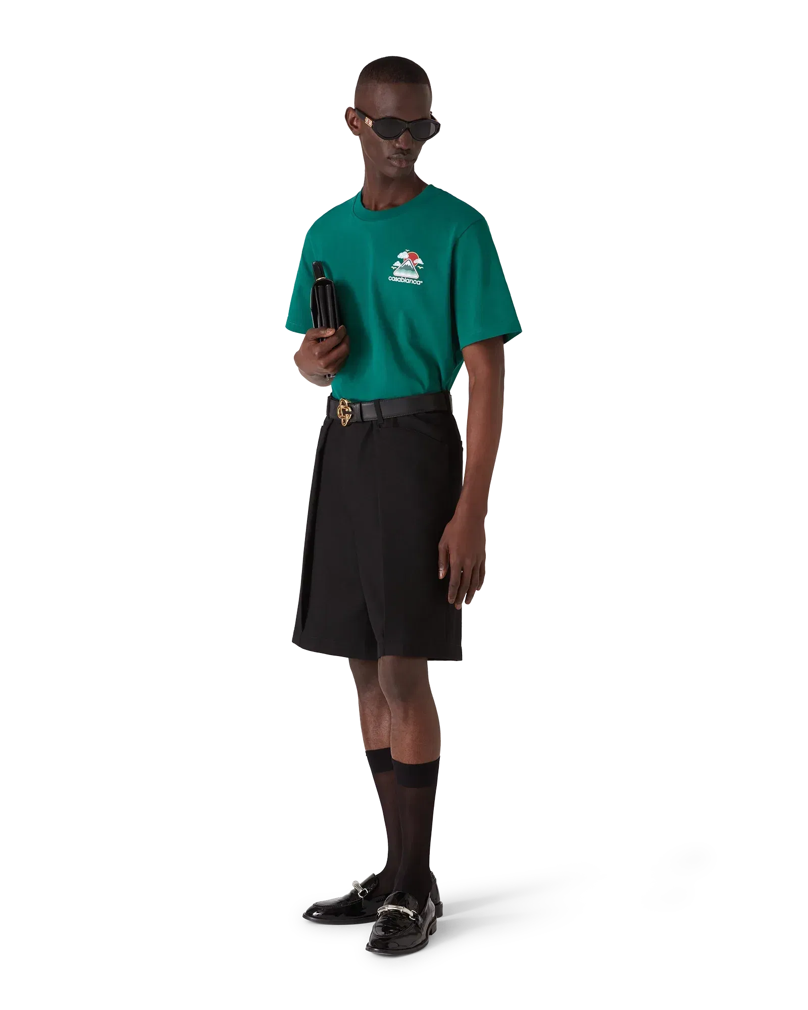 Casablanca Montagne Ondulee Printed Tee 'Green'