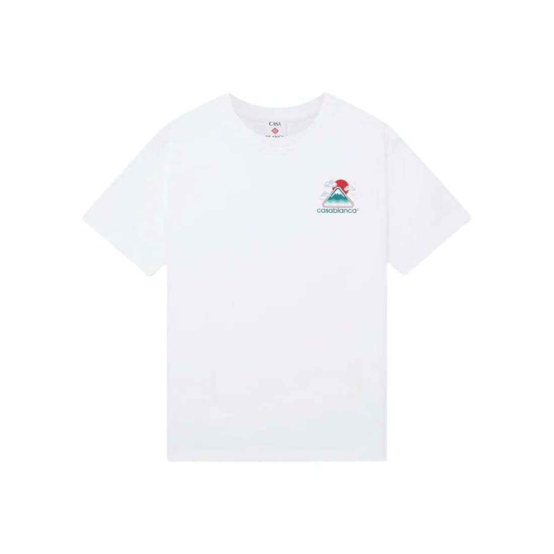 Casablanca Montagne Ondulee Printed Tee 'White'