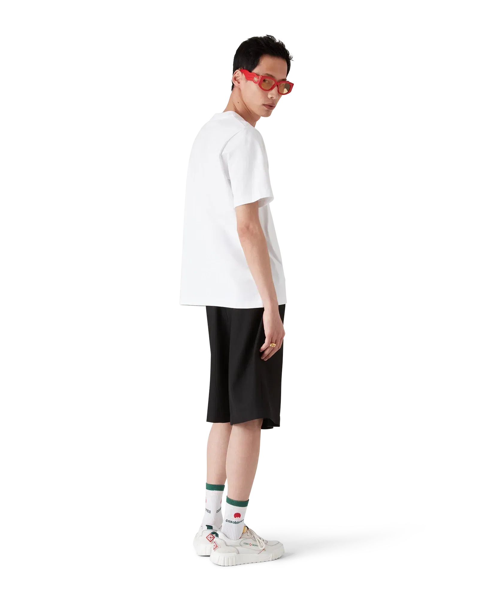 Casablanca Montagne Ondulee Printed Tee 'White'