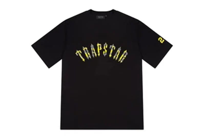 Trapstar x Central Cee Arch Tee 'Black Yellow'