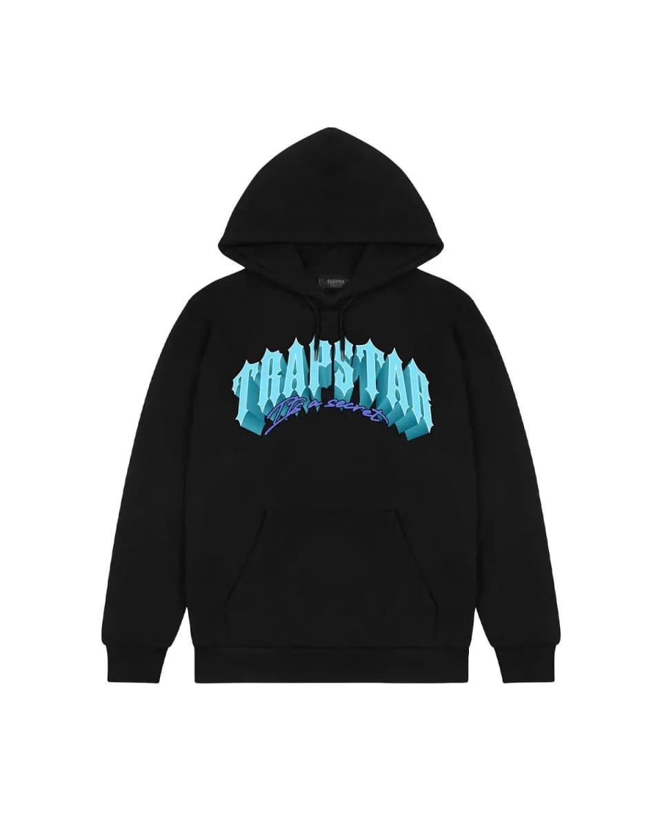 Trapstar Trap City 2.0 Hoodie 'Black Black'