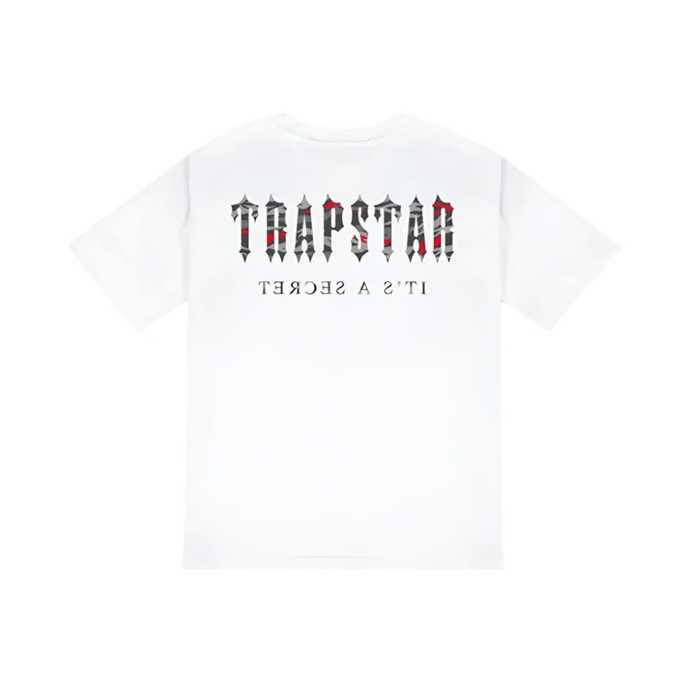 Trapstar Decoded All Terrain Tee 'White Red Camo'