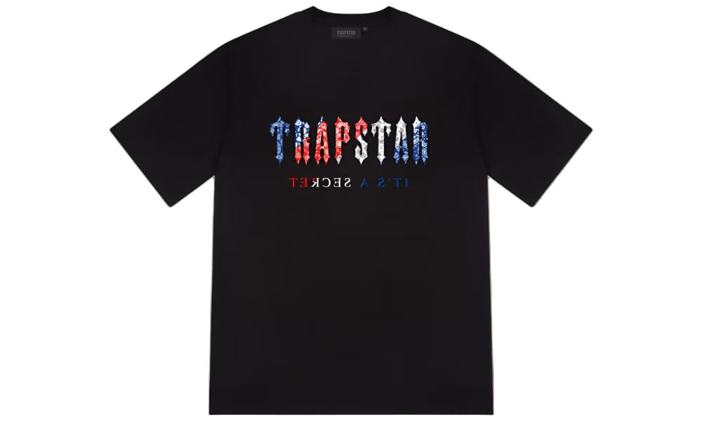 Trapstar Decoded Paisley Revolution Tee 'Black Black'