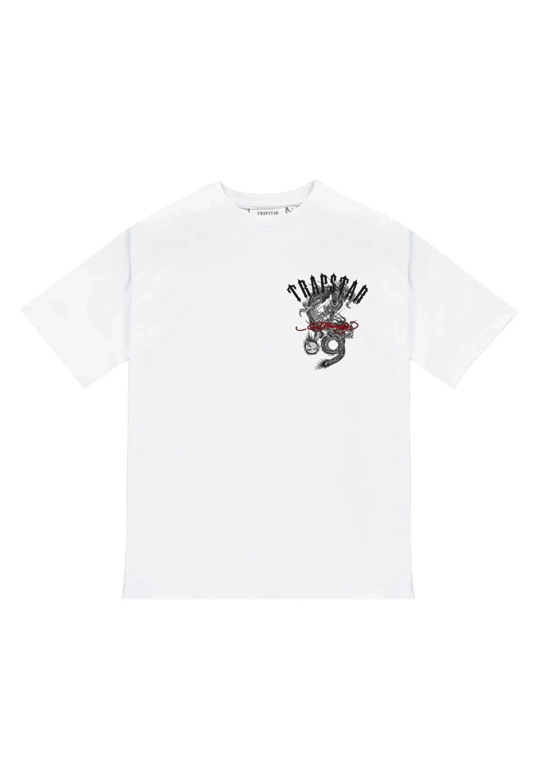 Trapstar x Ed Hardy Arch Tee 'White White'