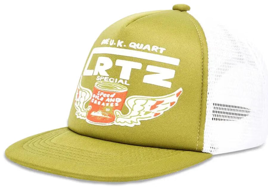 Corteiz Gasolina Trucker Hat 'Olive Green'