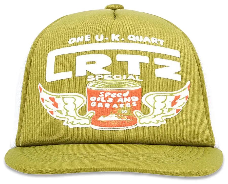 Corteiz Gasolina Trucker Hat 'Olive Green'