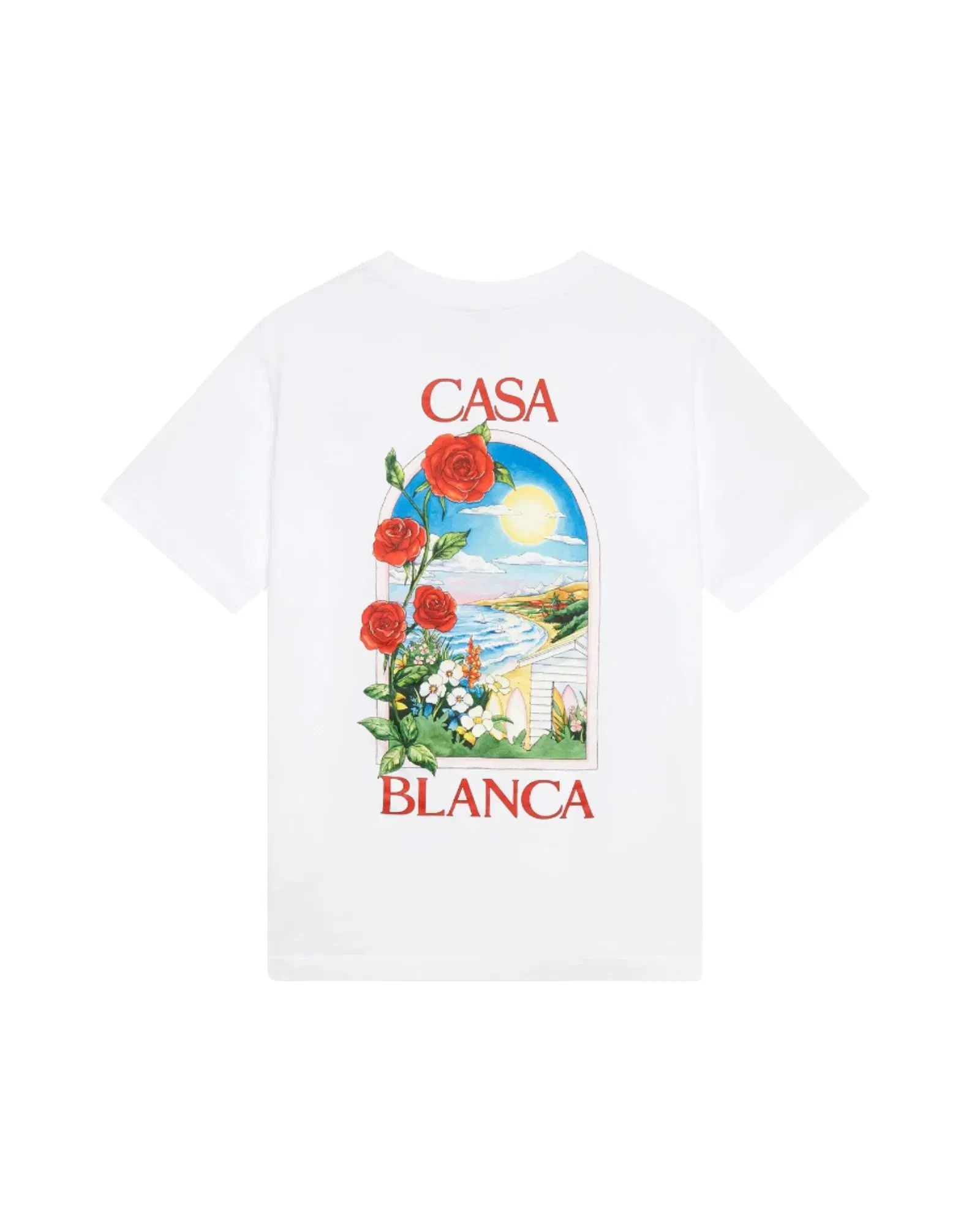 Casablanca LA Day Printed Tee 'White'