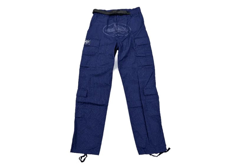 Corteiz Alcatraz Cargo Pants 'Navy Grey'
