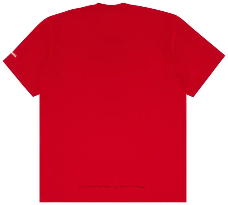 Supreme Tunnel Tee Red'