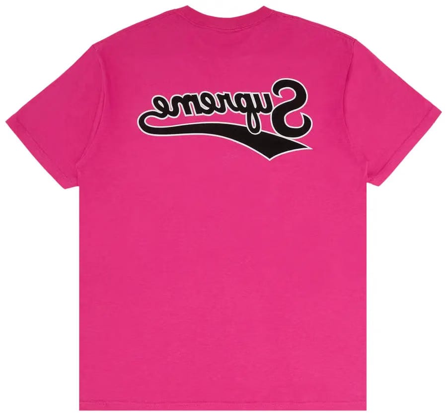Supreme Backwards Tee 'Fuchsia'