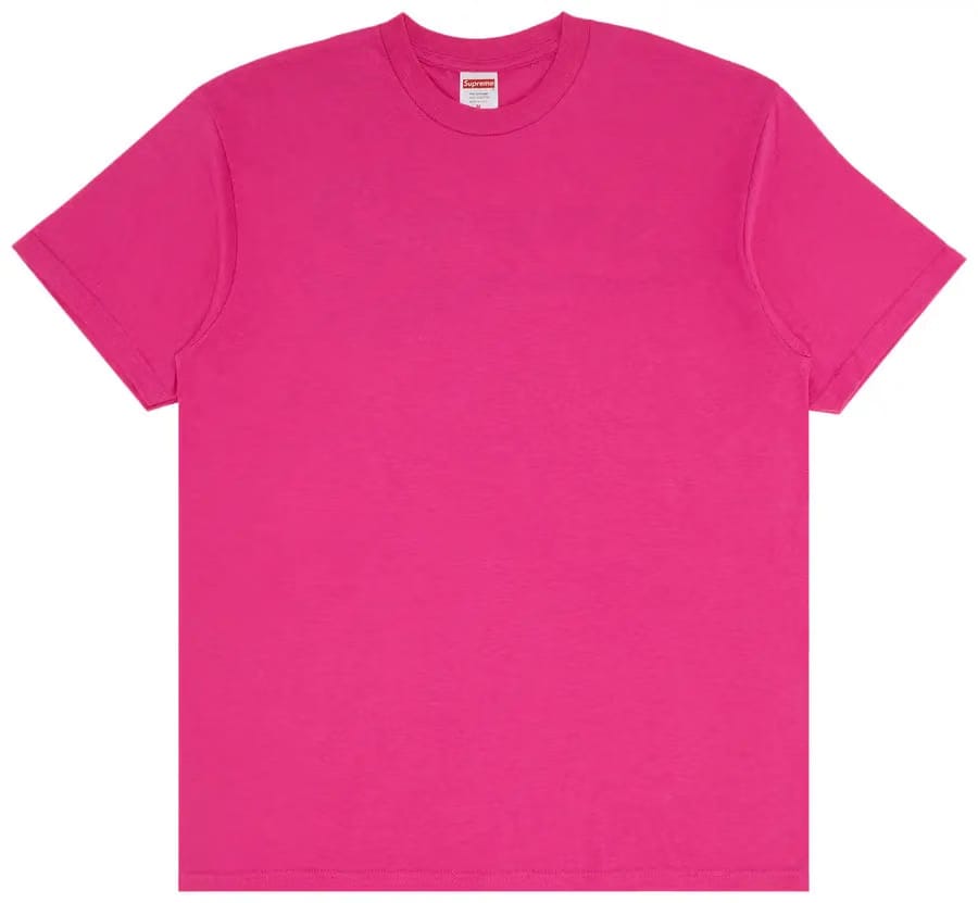 Supreme Backwards Tee 'Fuchsia'