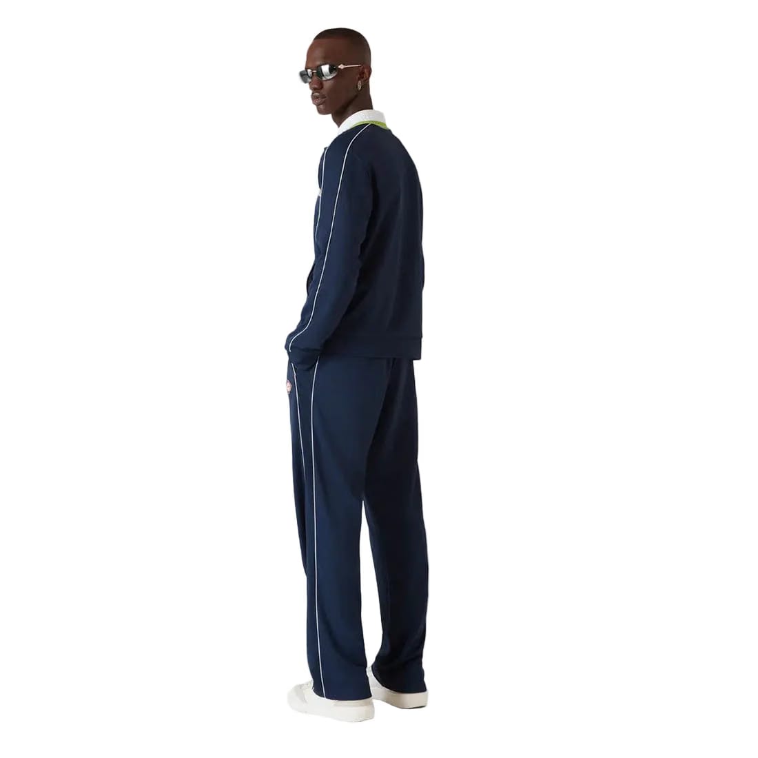 Casablanca Round Pique Track Pants 'Navy'