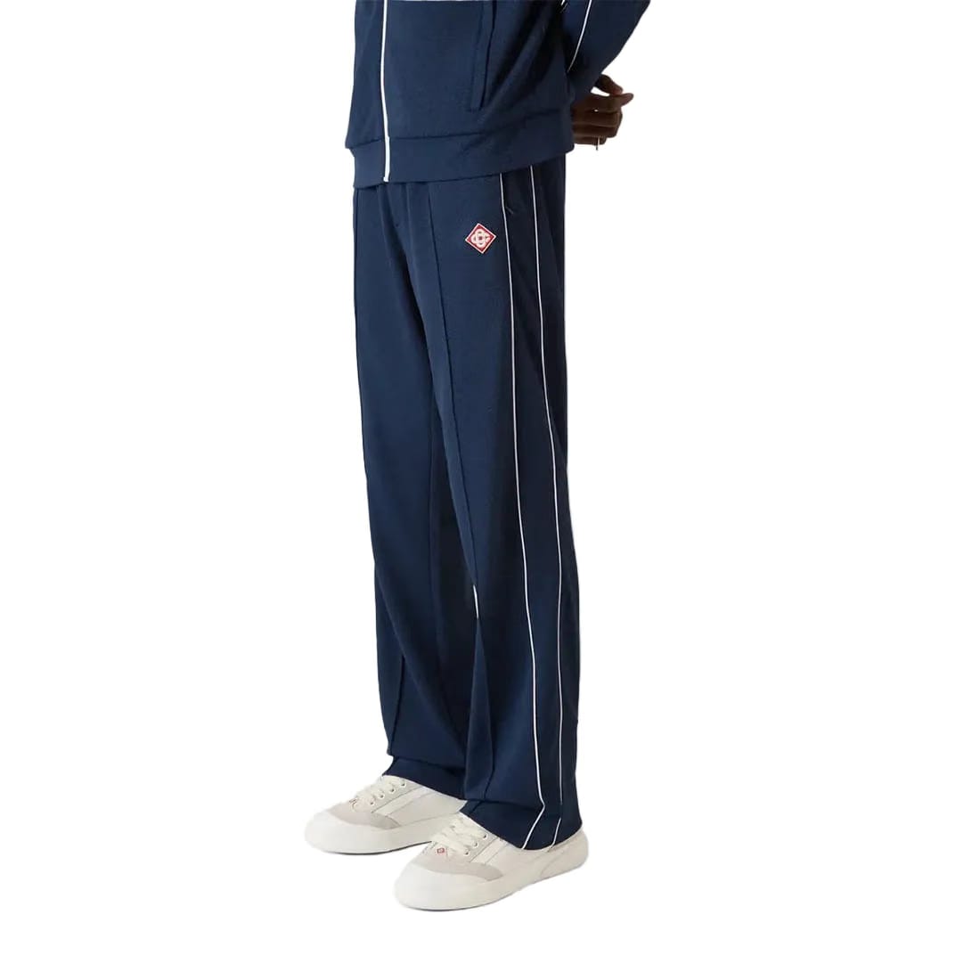 Casablanca Round Pique Track Pants 'Navy'