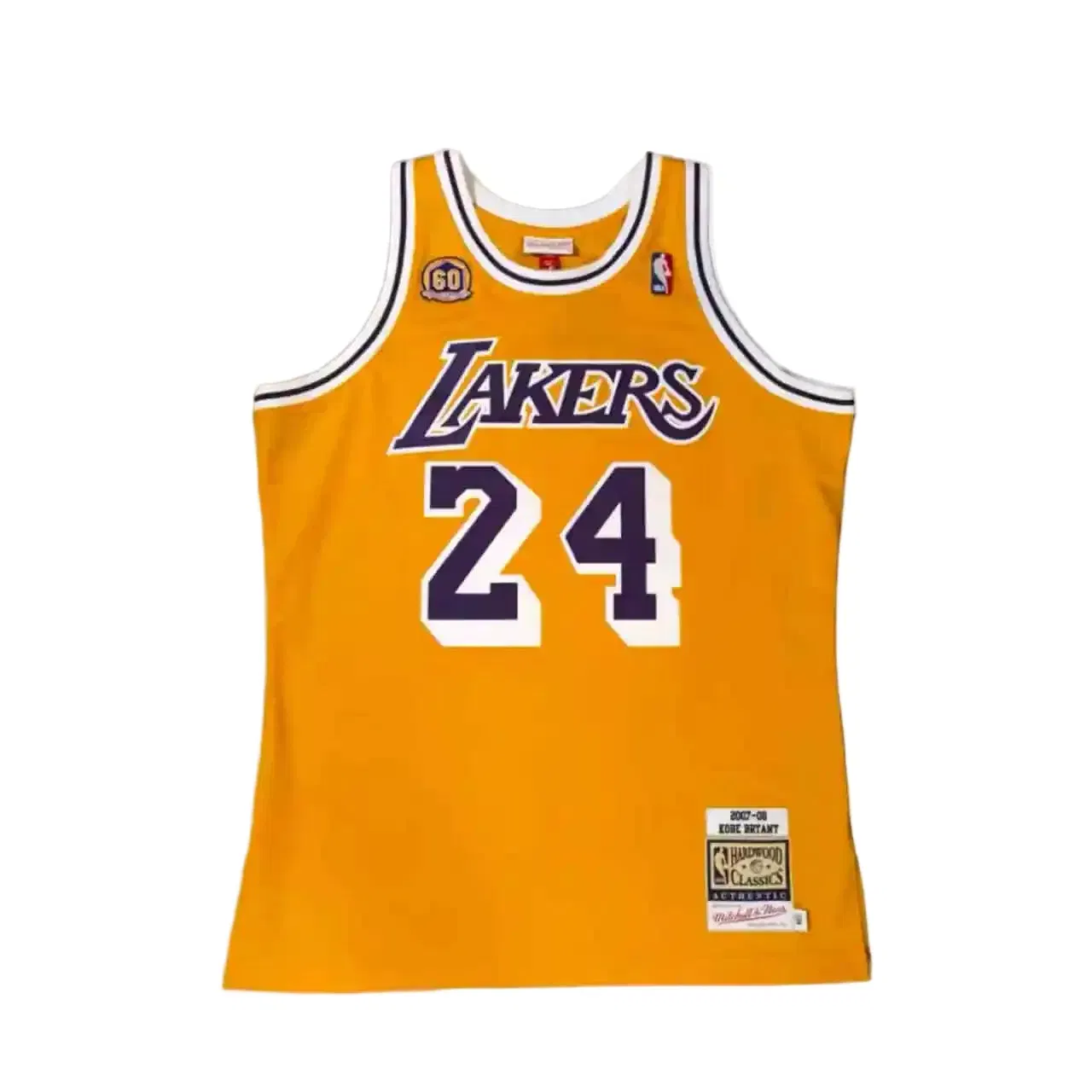 NBA Mitchell & Ness 60th Anniversary Kobe Jersey 'Yellow'