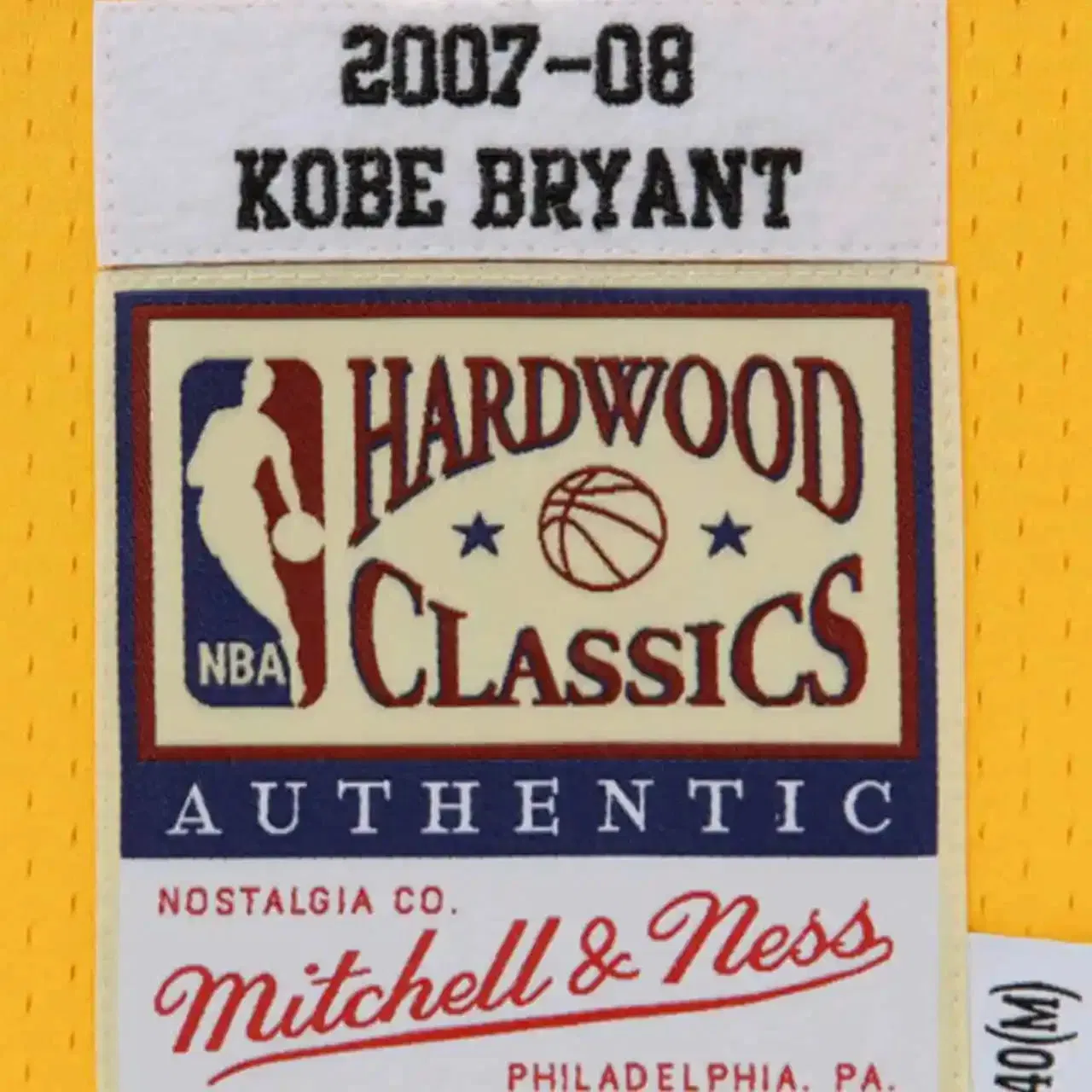 NBA Mitchell & Ness 60th Anniversary Kobe Jersey 'Yellow'