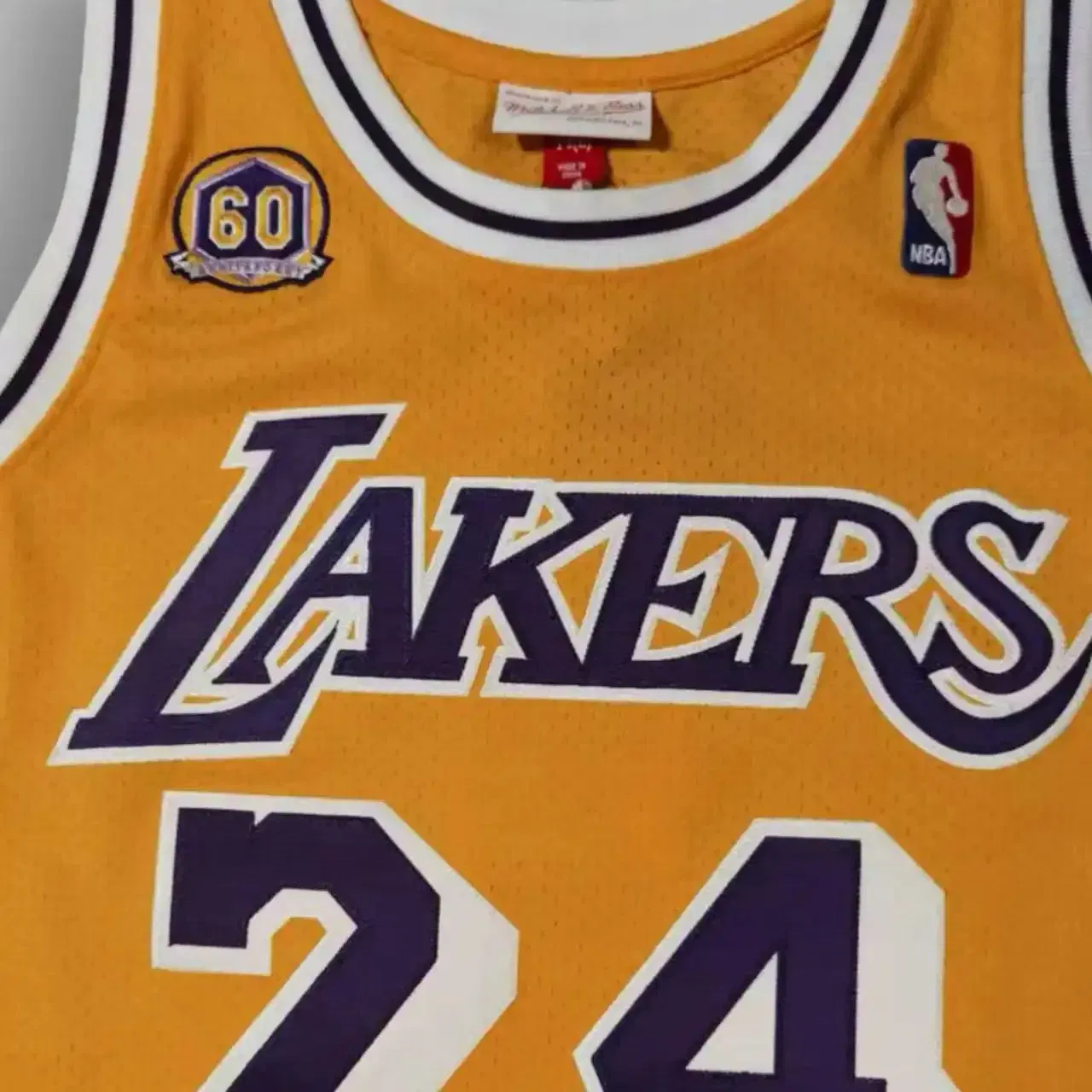 NBA Mitchell & Ness 60th Anniversary Kobe Jersey 'Yellow'