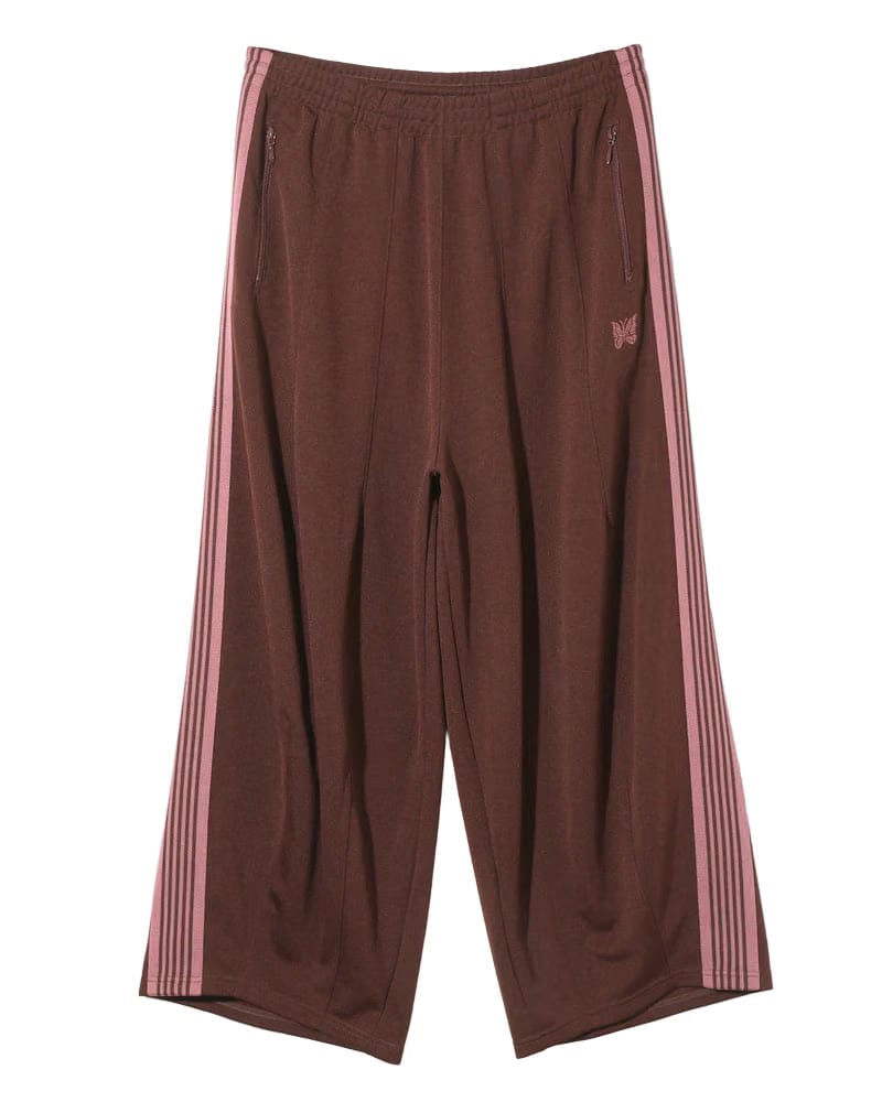 Needles HD Track Pants Poly Smooth 'Brown Pink'