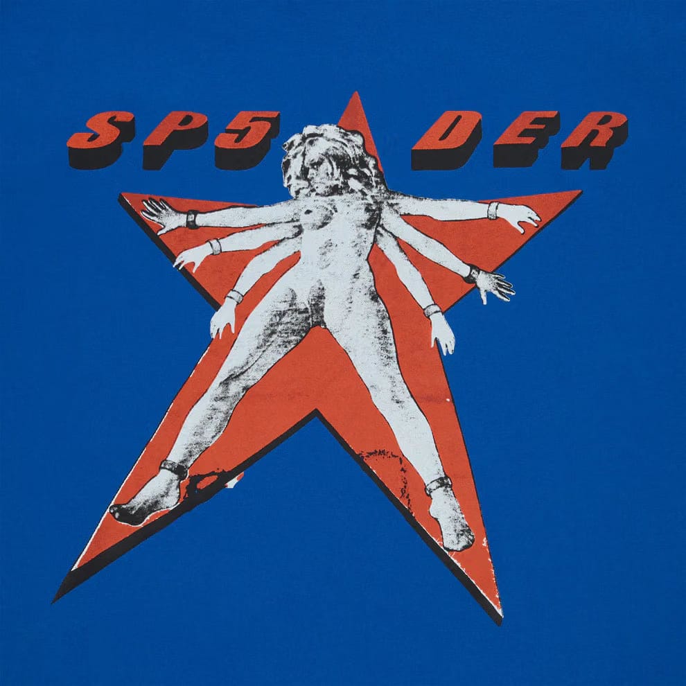 Sp5der Star Girl Tee 'Blue'