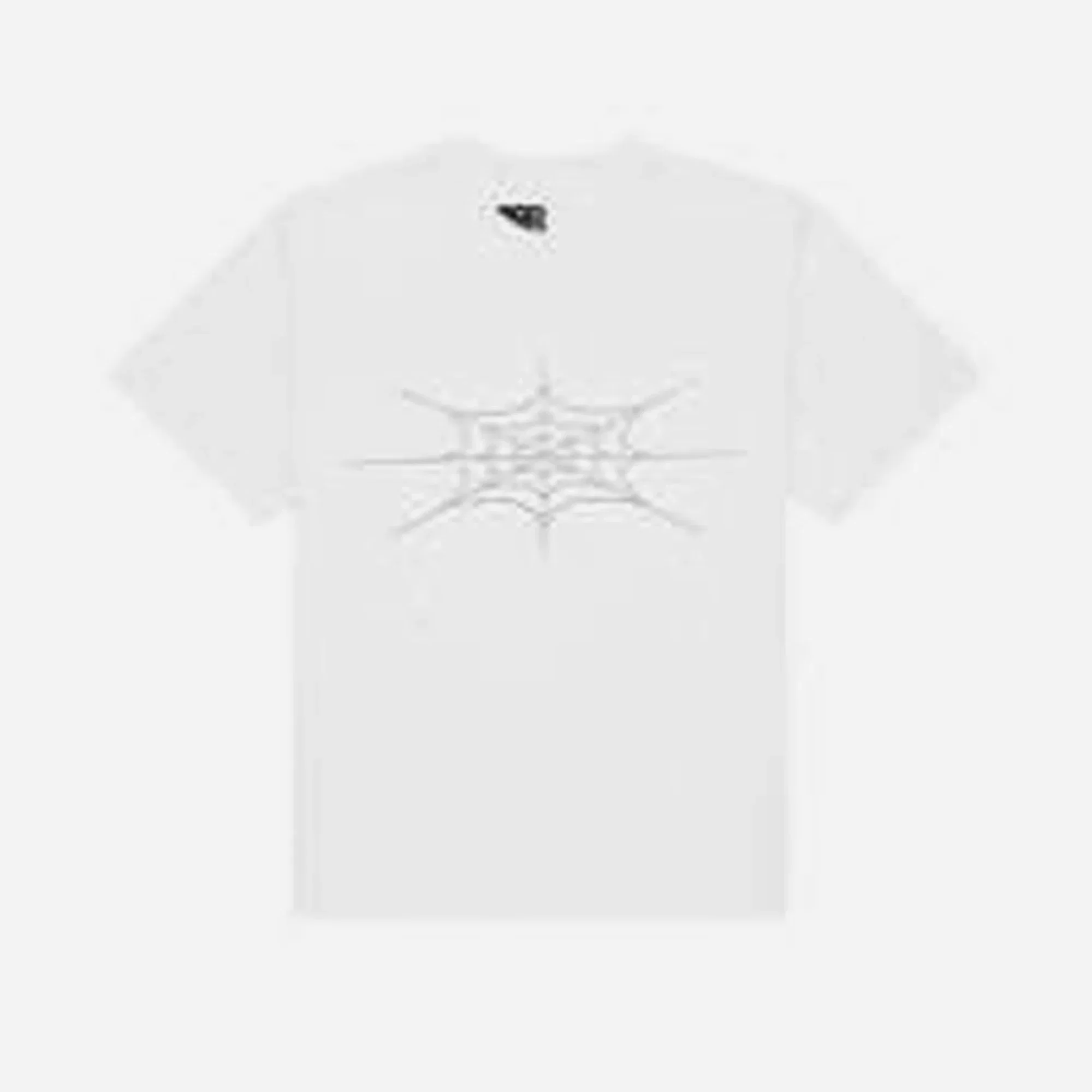 Sp5der Rhinestone Silk Tee 'White'