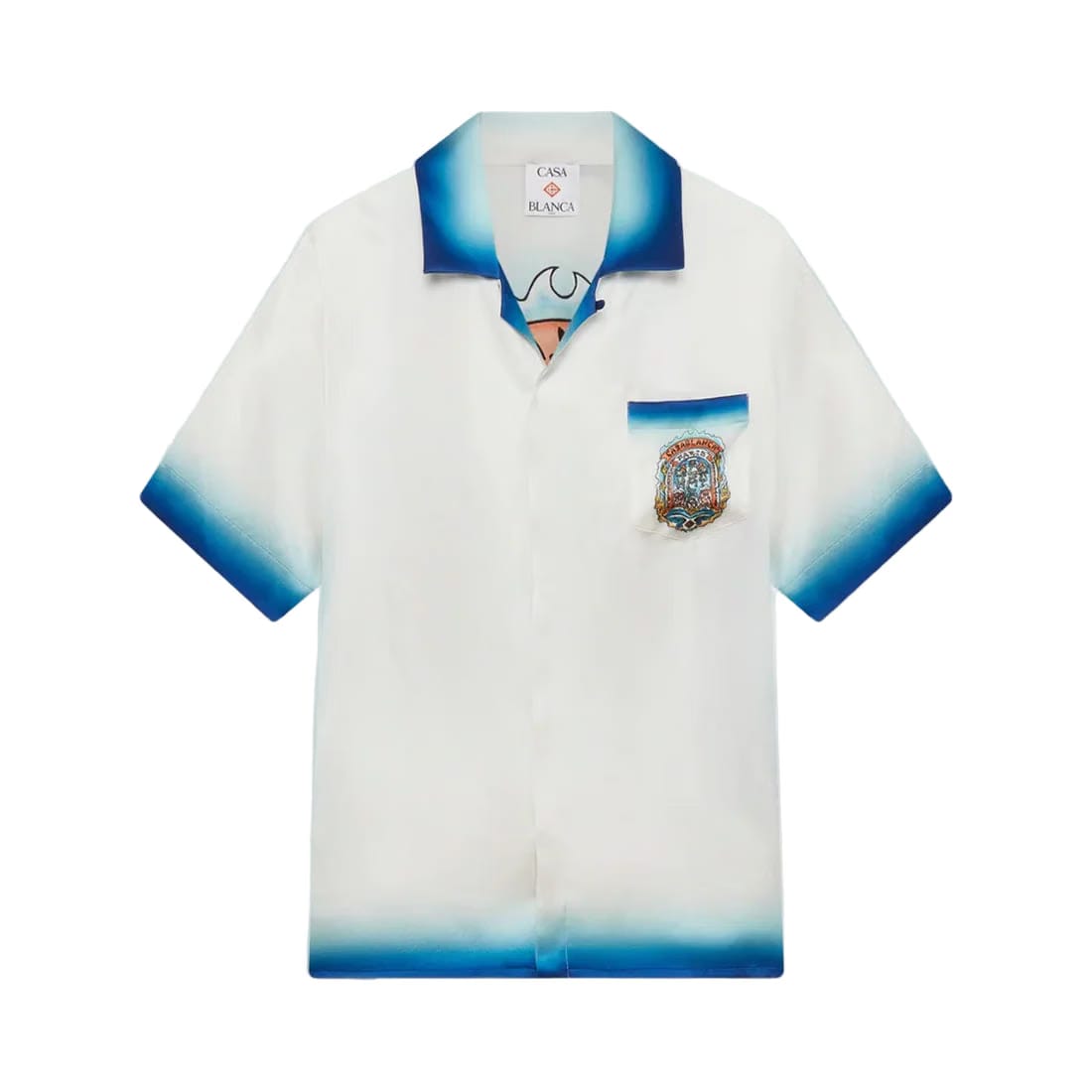 Casablanca Short Sleeve Cuban Collar Shirt Casa Way 'Skate'