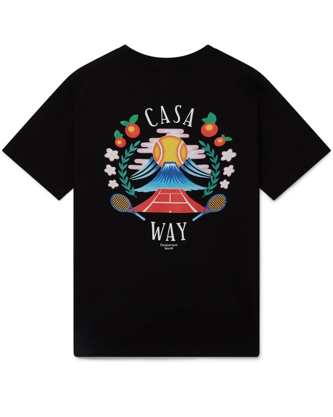 Casablanca Casa Way Mountain Printed Tee 'Black'