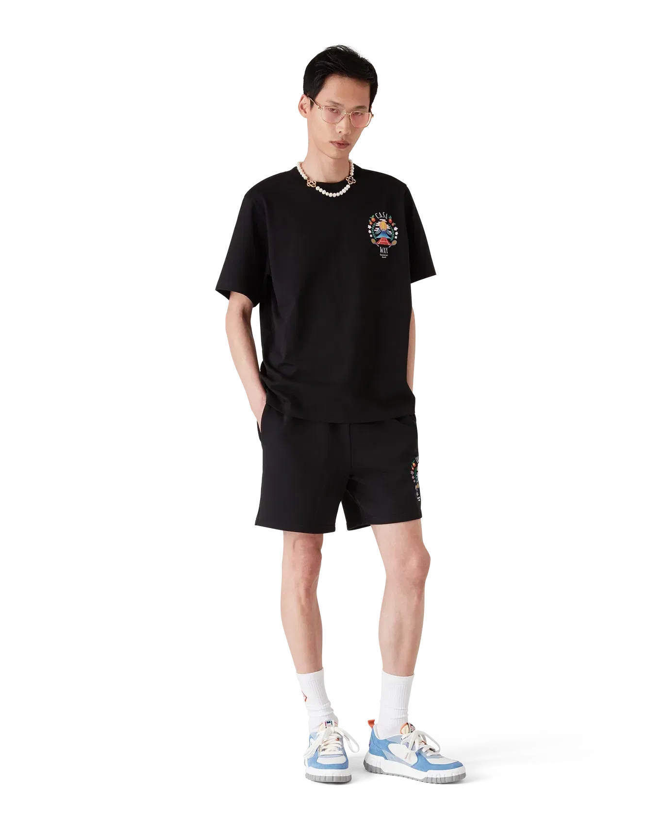Casablanca Casa Way Mountain Printed Tee 'Black'