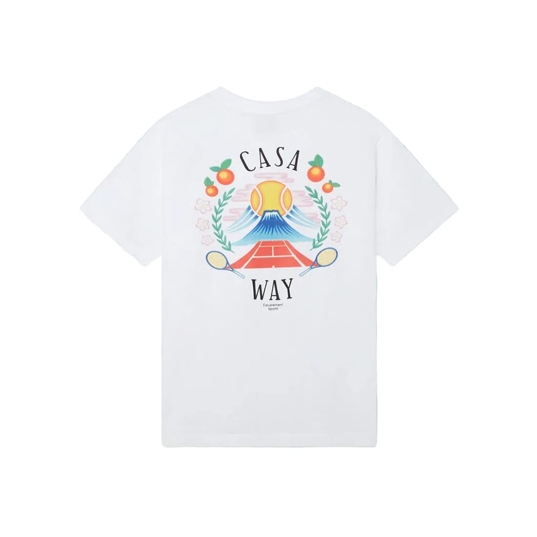 Casablanca Casa Way Mountain Printed Tee 'White'