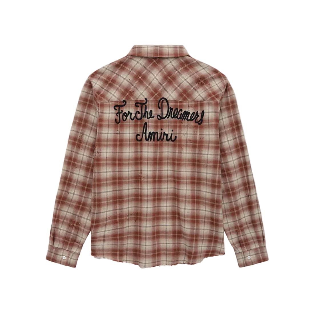 Amiri Shotgun Flannel Shirt 'Chocolate'