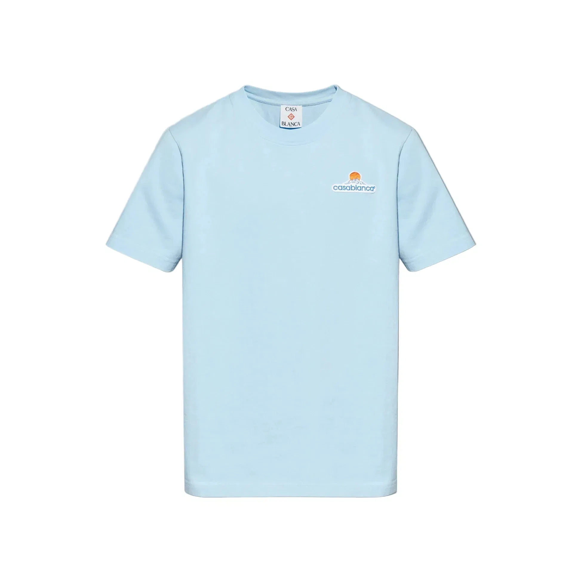 Casablanca Montagne Patch Tee 'Pale Blue'