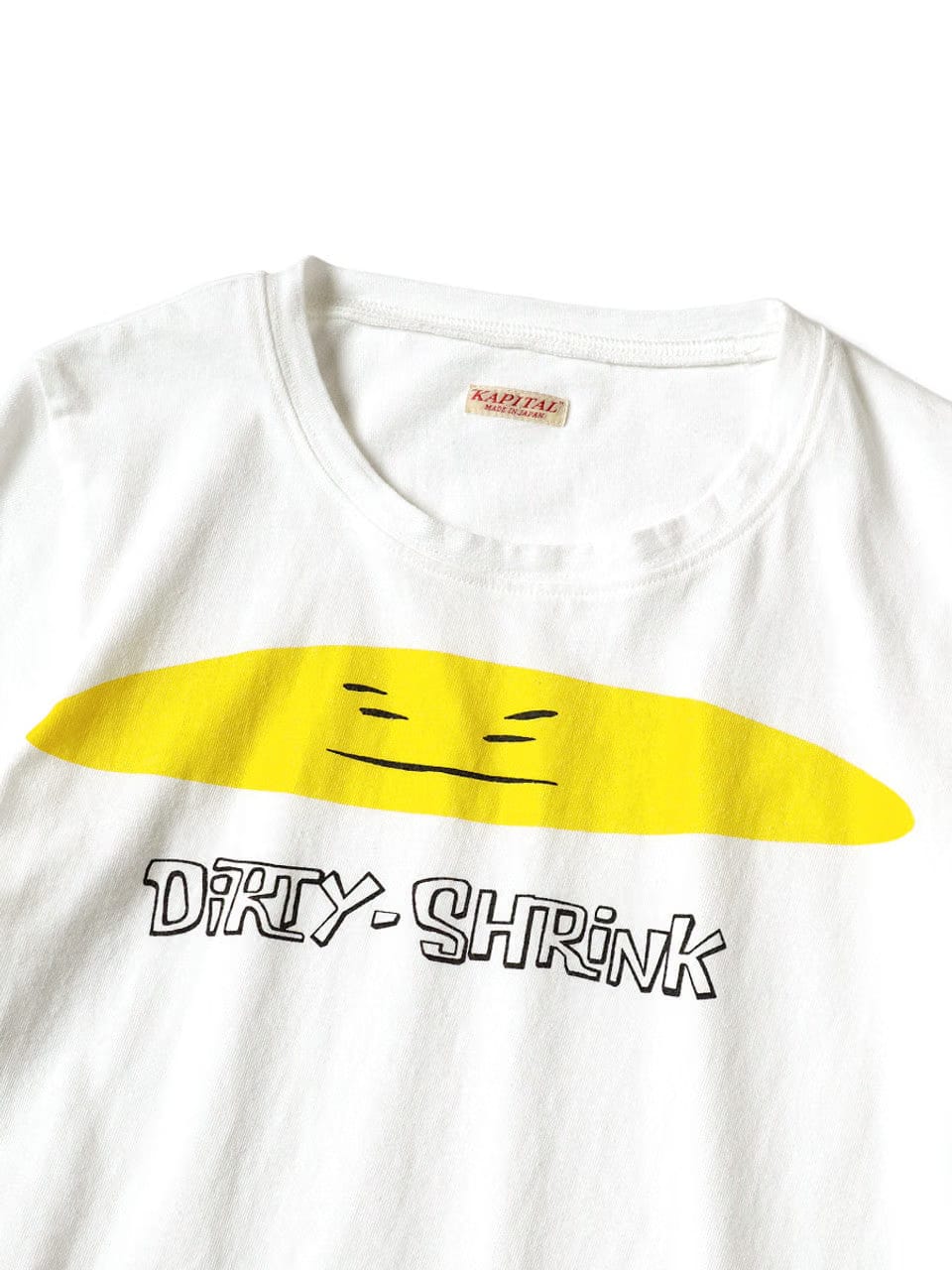 Kapital Dirty Shrink Ringer Tee 'White'