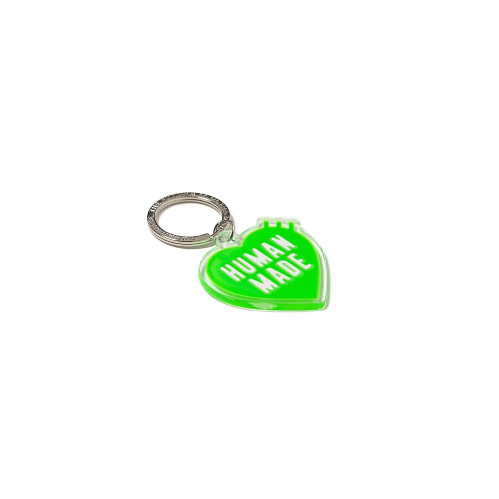 Human Made Heart Keychain 'Green'