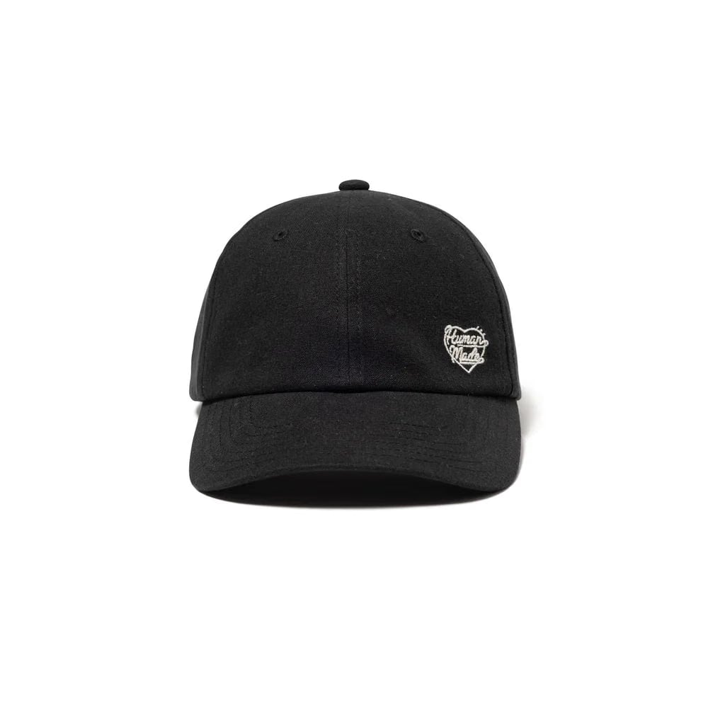 Human Made 6 Panel Linen Cap 'Black'