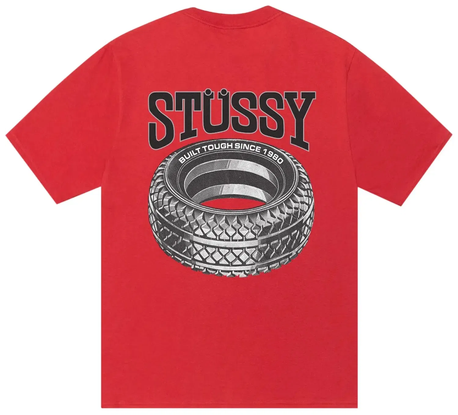 Stussy Tough Tread Tee 'Red'
