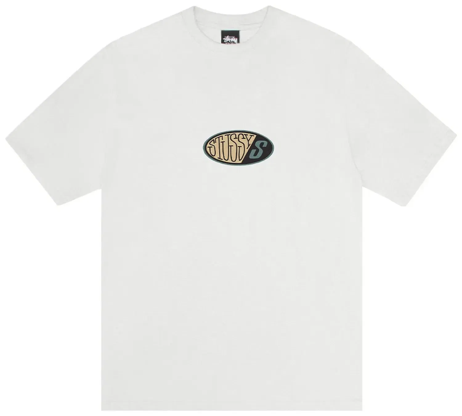 Stussy Pitstop Pigment Dyed Tee 'White'