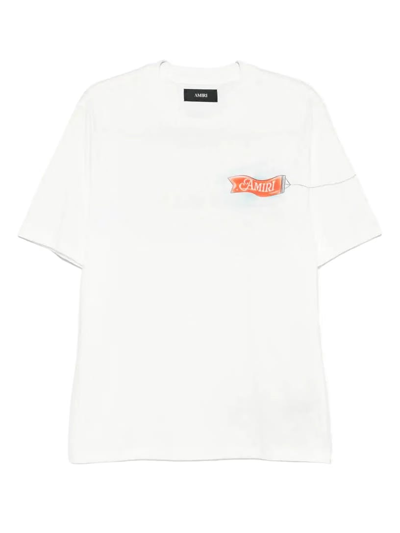 Amiri For The World Tee 'Ivory'