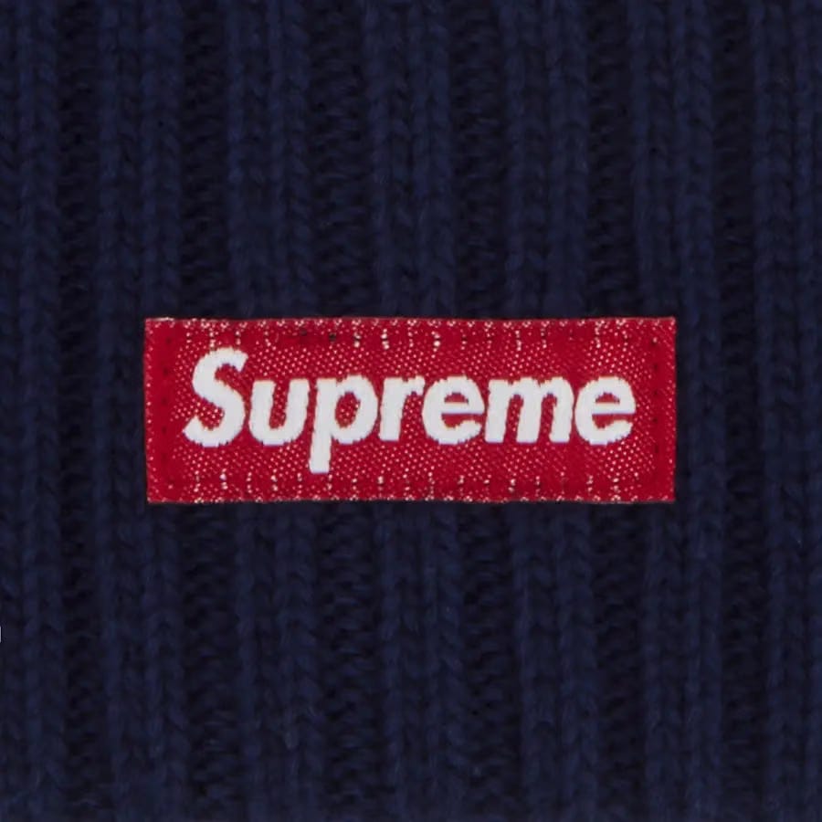 Supreme Overdyed Beanie (SS25) 'Navy'