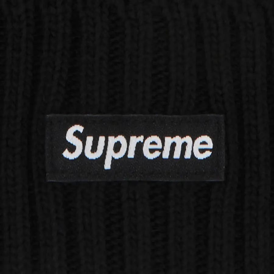 Supreme Overdyed Beanie (SS25) 'Black'