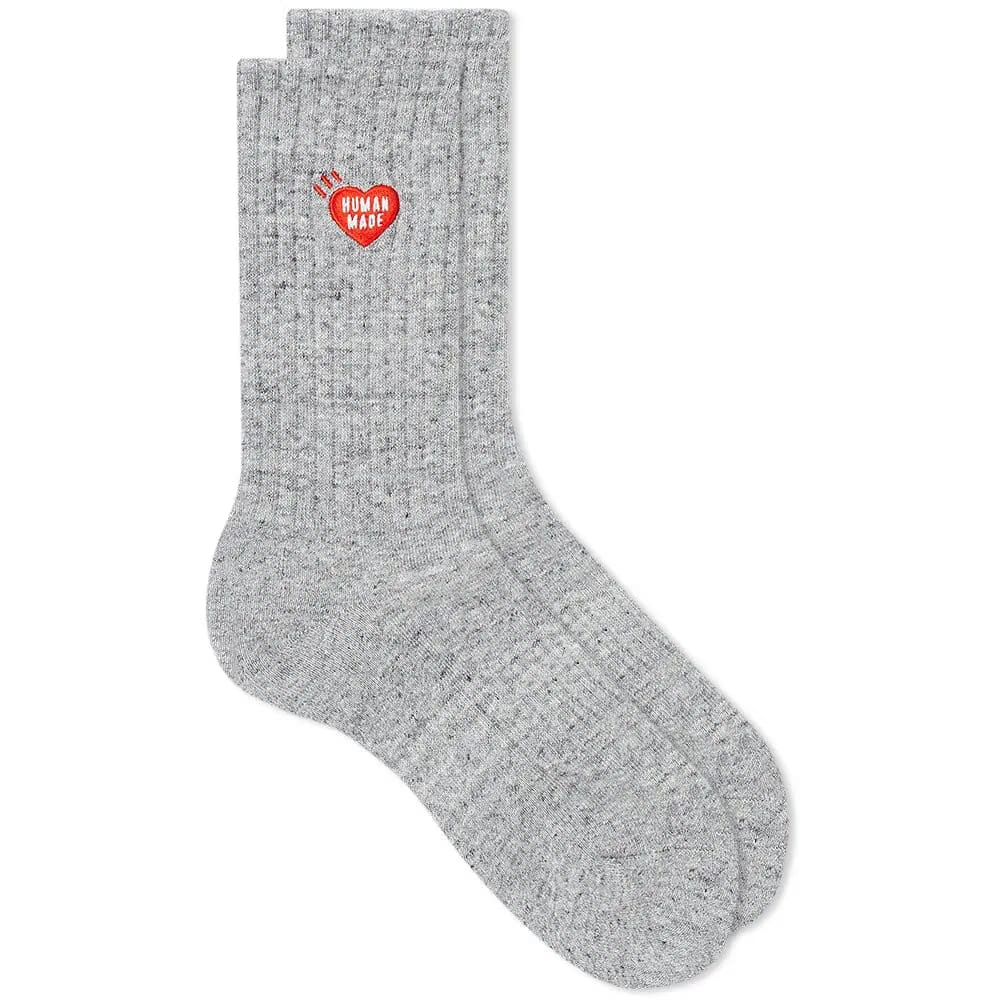 Human Made Long Pile Socks 'Grey'