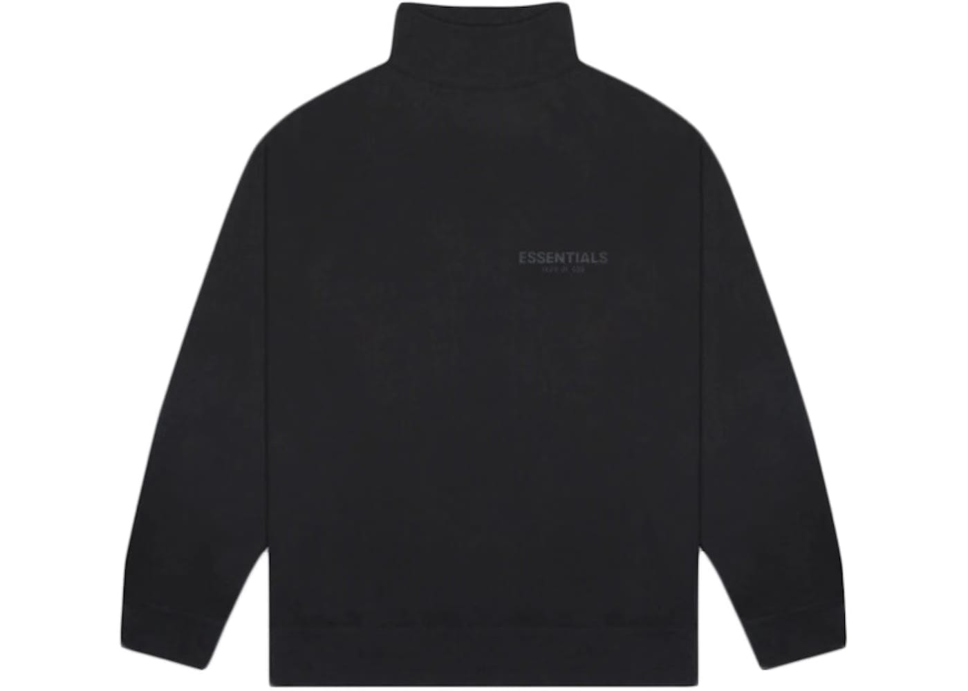 Fear of God Essentials Essentials Mockneck Sweatshirt 'Black' (SS20)