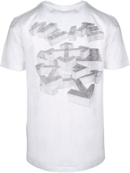Off-White Rationalism Pencil Tee 'White'