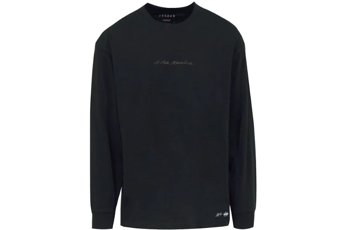 Air Jordan x A Ma Maniere Long Sleeve Tee 'Black'