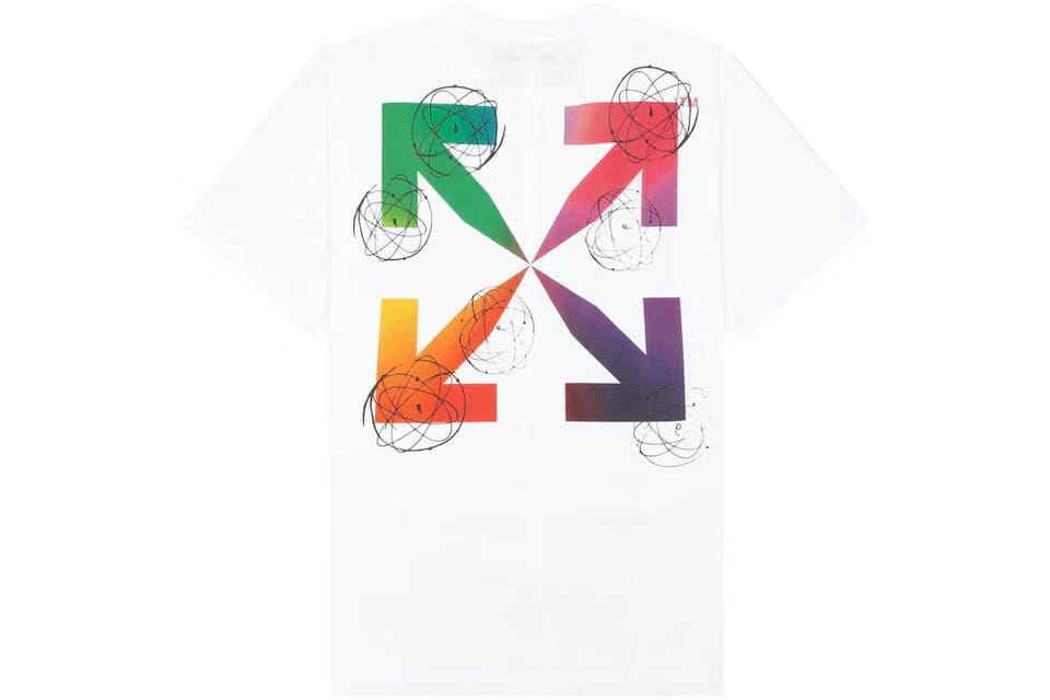 Off-White x Futura Oversized Fit Atoms Tee 'White'