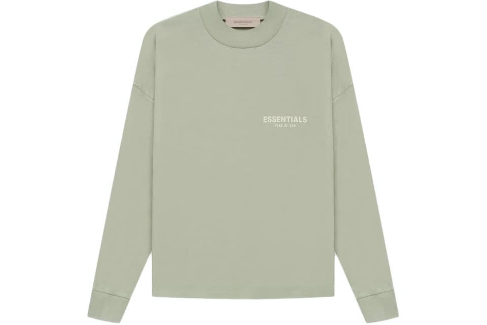 Fear of God Essentials Essentials Long Sleeve Tee 'Seafoam'