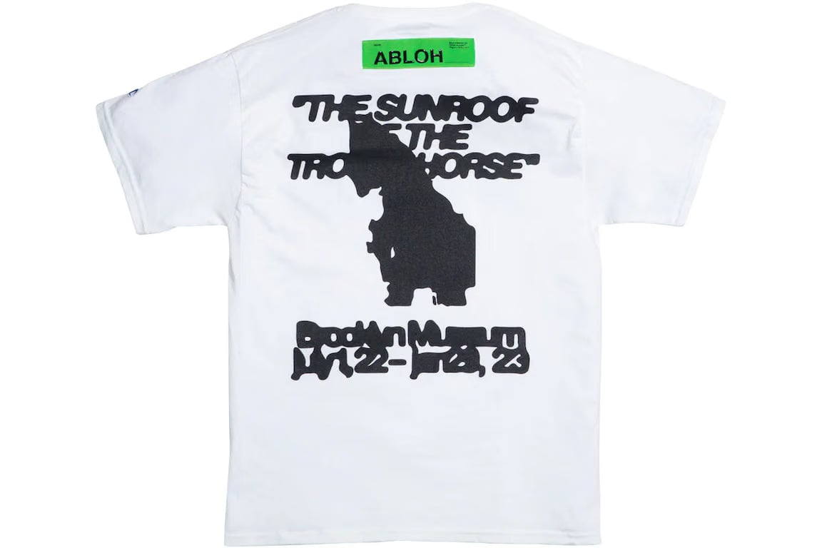 Virgil Abloh Brooklyn Museum Trojan Horse Tee 'White'
