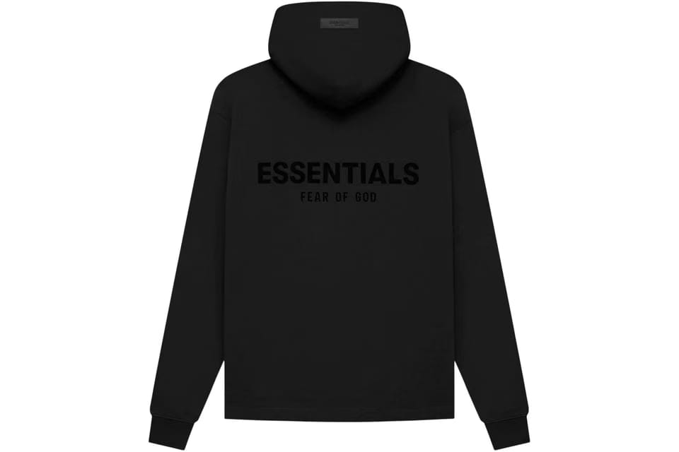 Fear of God Essentials Essentials Relaxed Pullover Hoodie (SS22) 'Black'